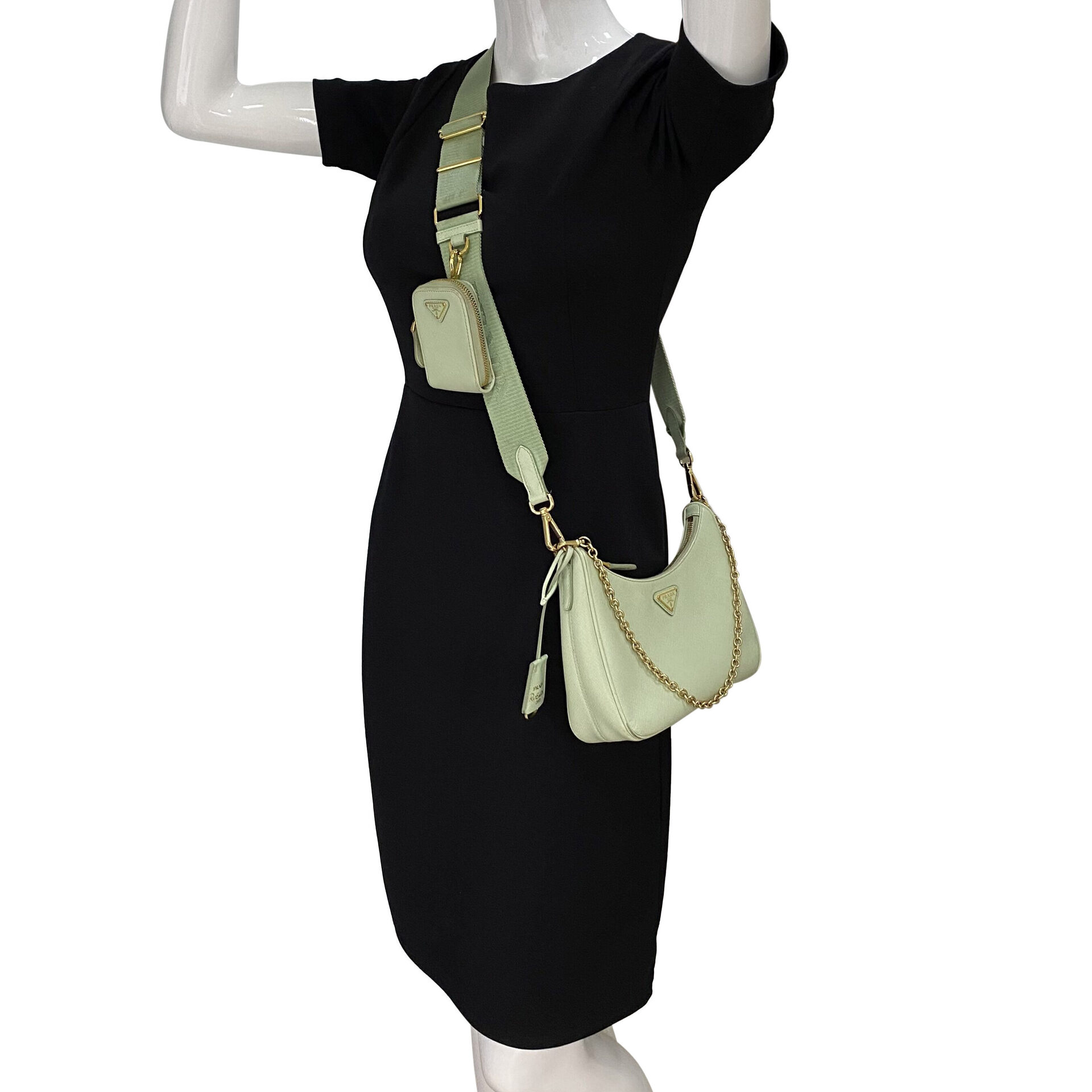 Bolsa Prada Re-Edition Verde