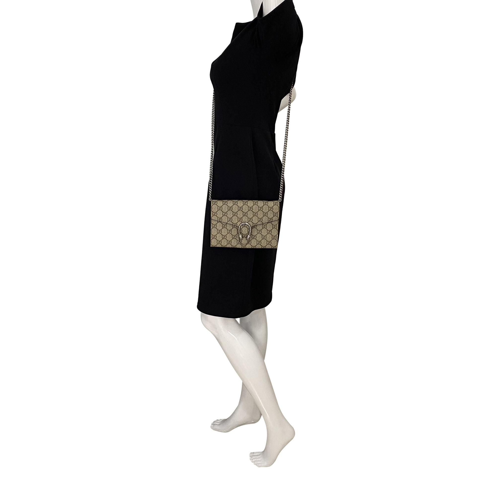 Bolsa Gucci Dionysus GG Supreme Chain Wallet