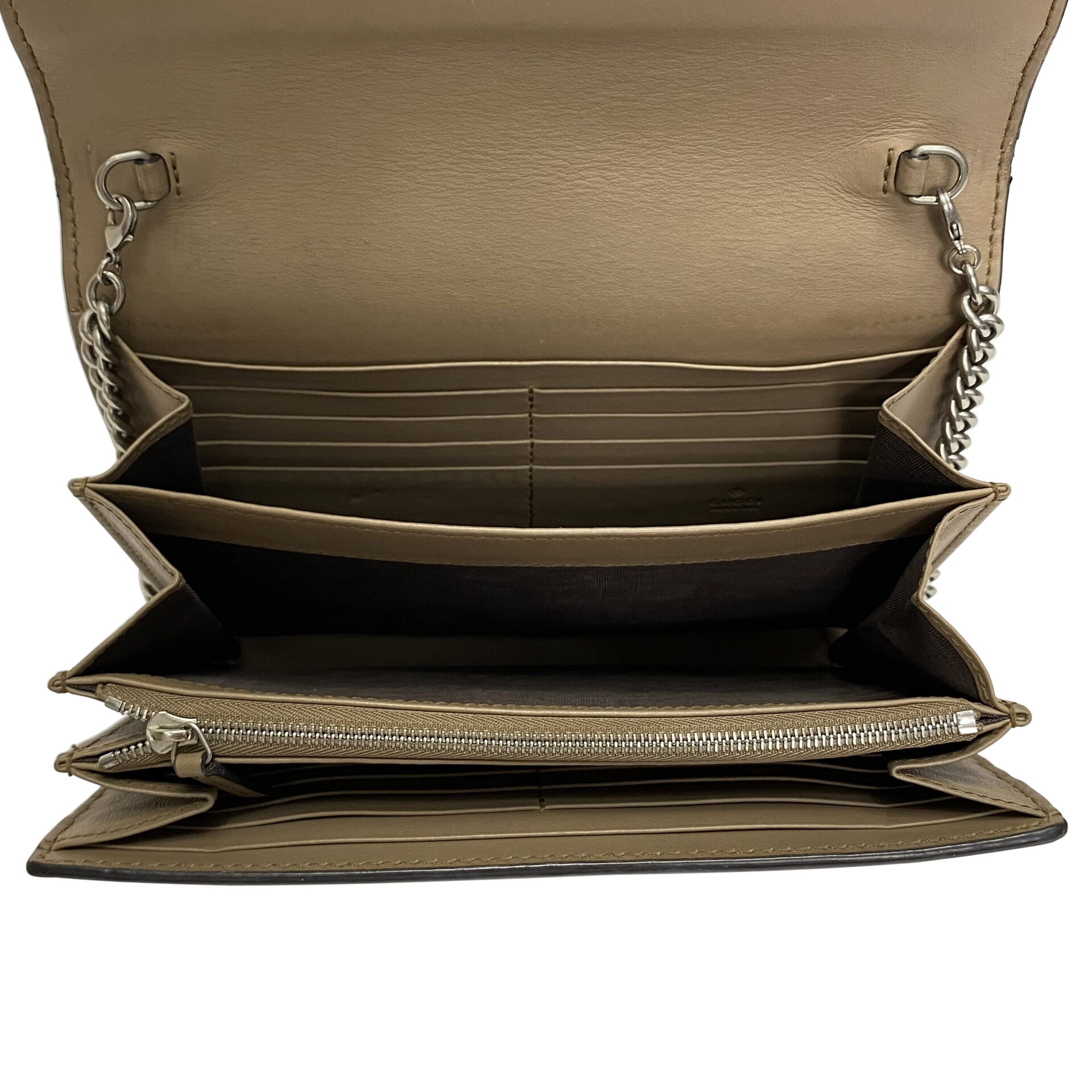 Bolsa Gucci Dionysus GG Supreme Chain Wallet