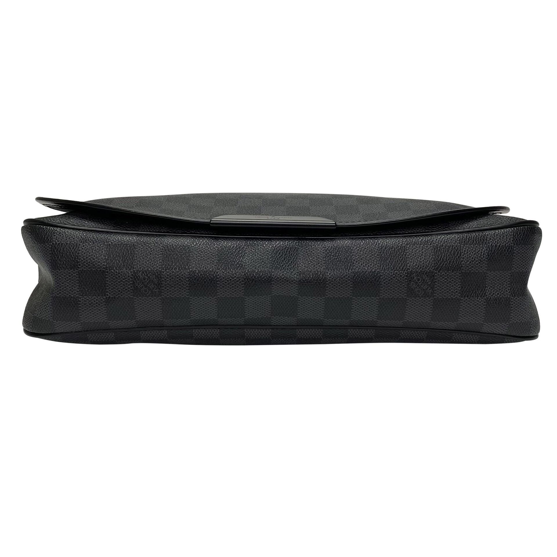 Bolsa Tiracolo Louis Vuitton Renzo MM Damier Graphite