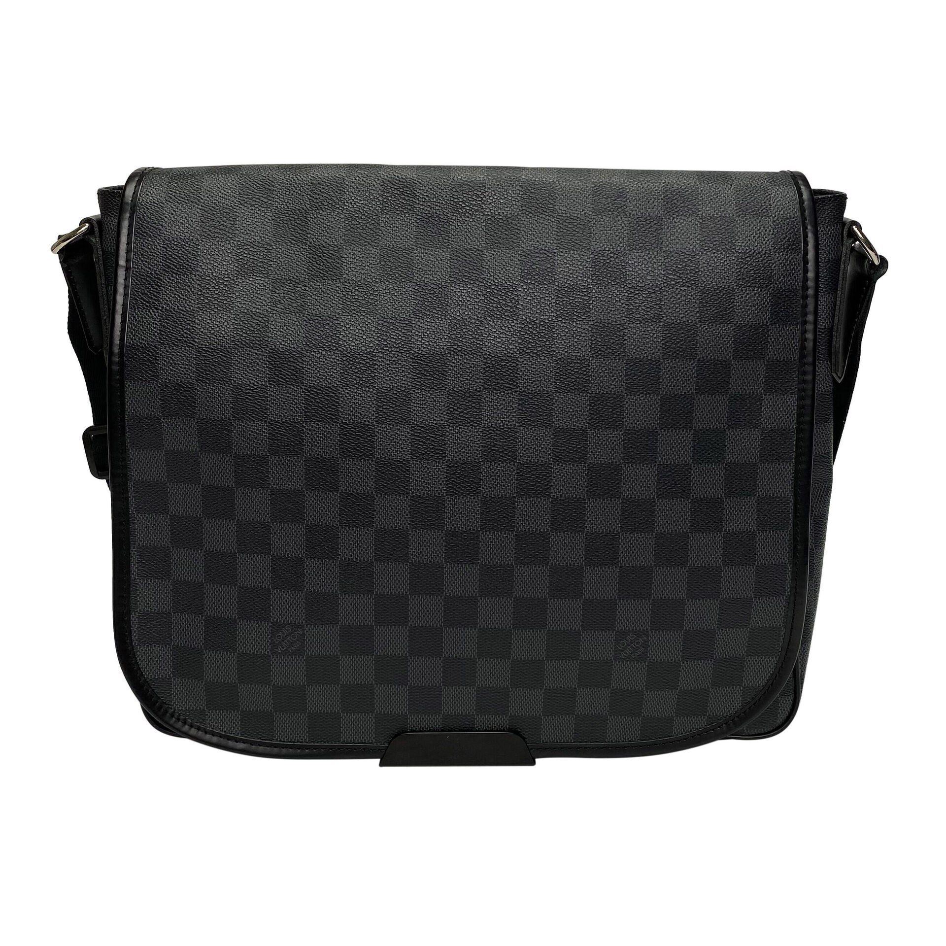 Bolsa Tiracolo Louis Vuitton Renzo MM Damier Graphite