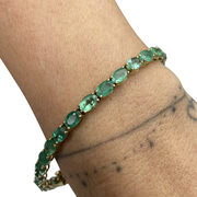 Pulseira Riviera Esmeralda - 11.04 ct.