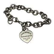 Pulseira Tiffany & Co. Love Lock Prata de Lei
