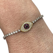 Pulseira Meia Riviera Olho Grego