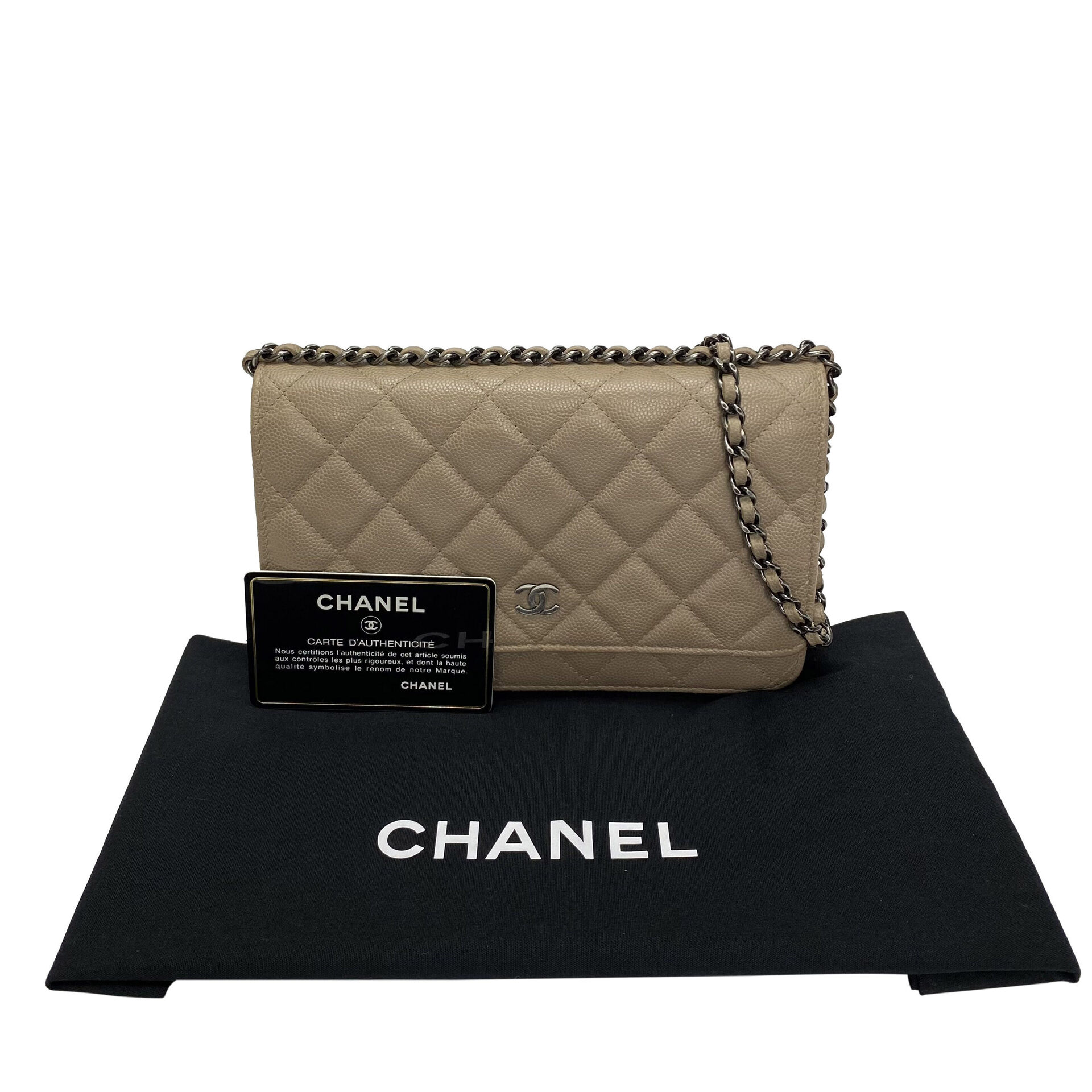 Bolsa Chanel Woc Bege