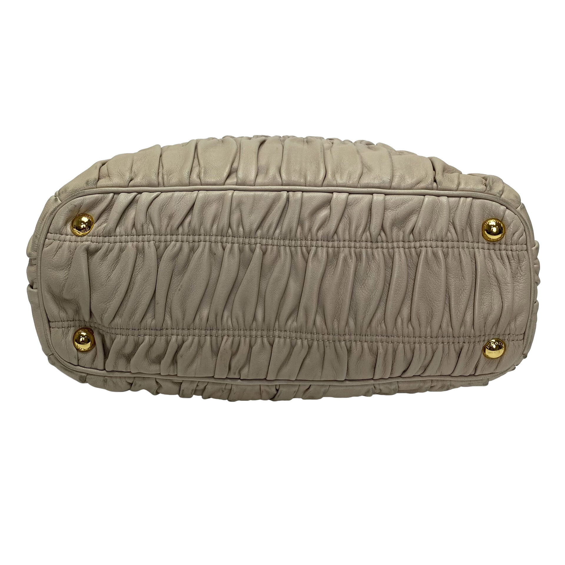 Bolsa Prada Gaufre Bege