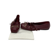 Sapatilha Gucci Horsebit Couro Vinho