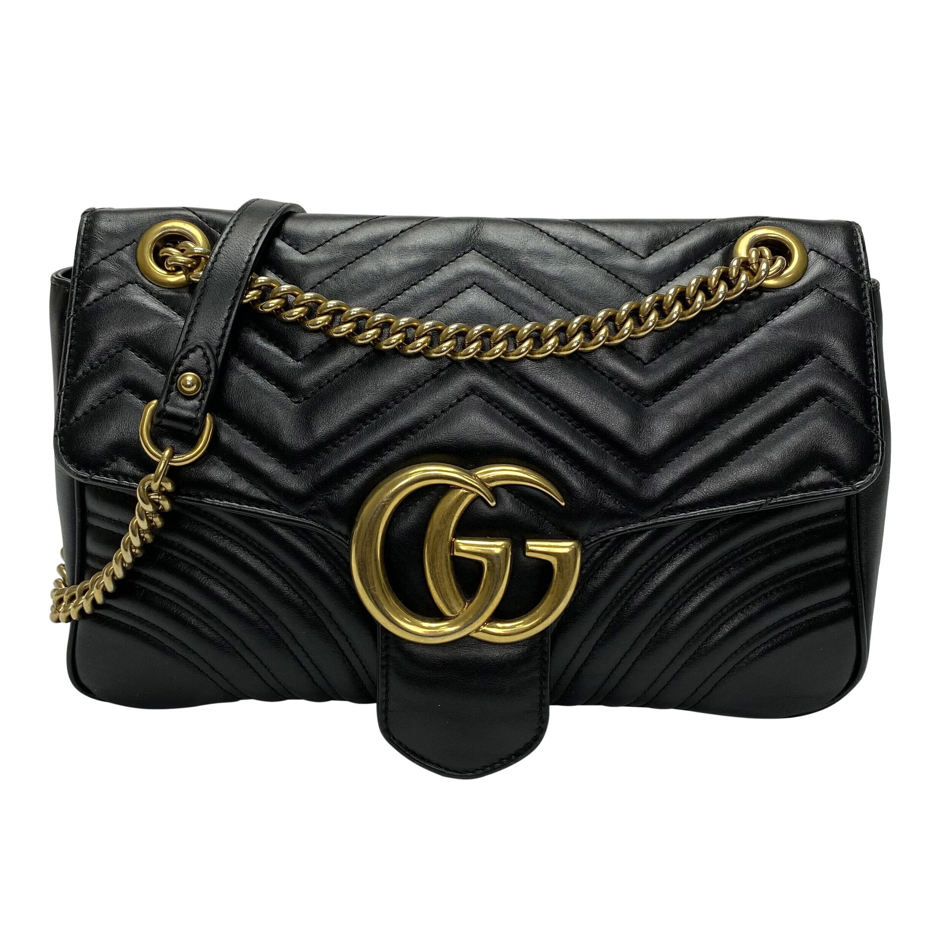 Bolsa Gucci GG Marmont Preta