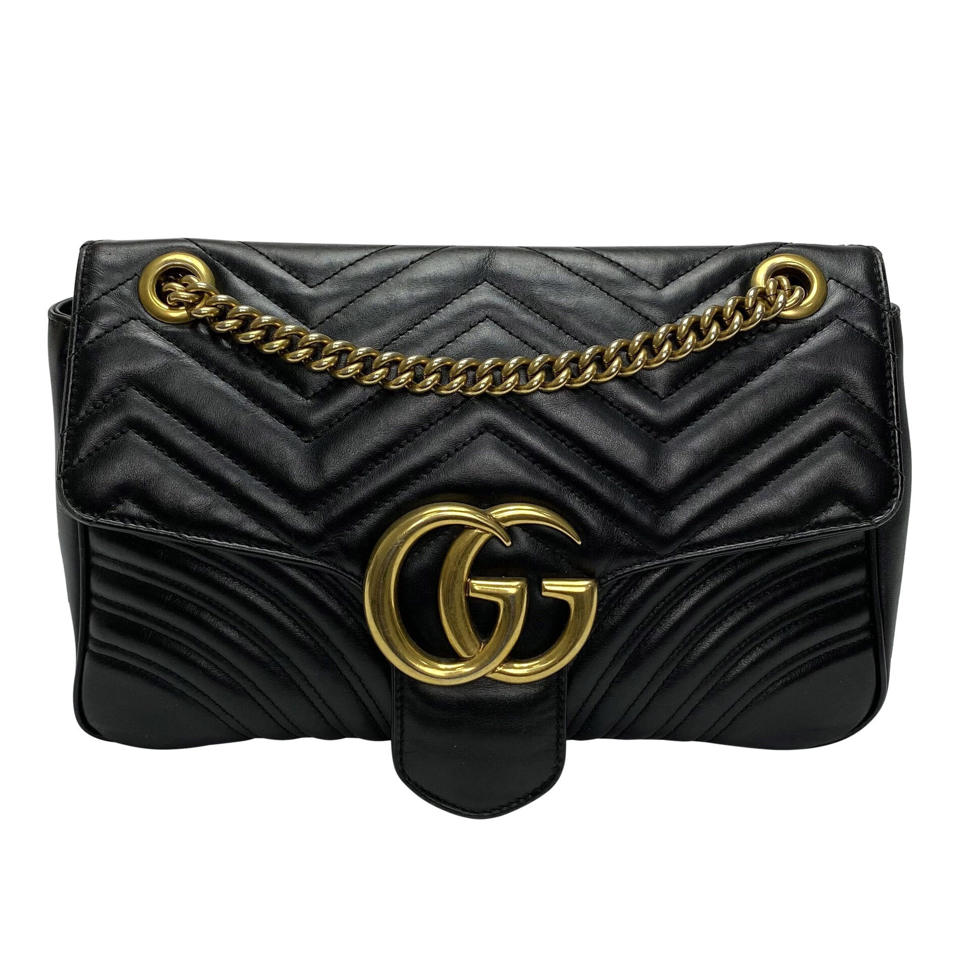 Bolsa Gucci GG Marmont Preta