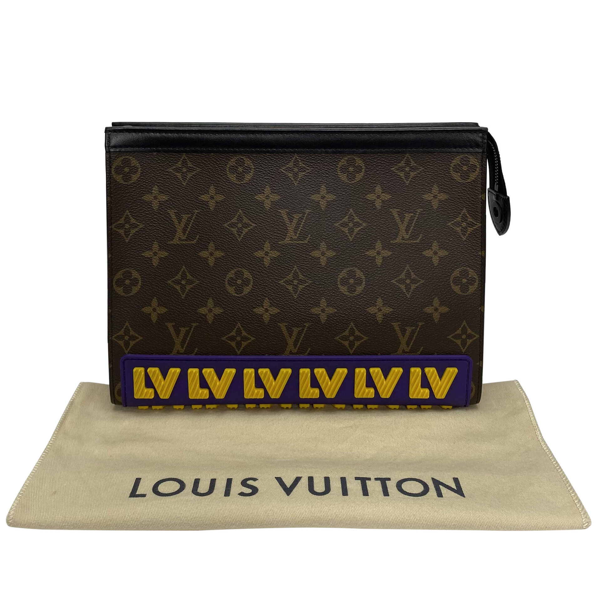 Bolsa Louis Vuitton Rubber Pochette Voyage MM