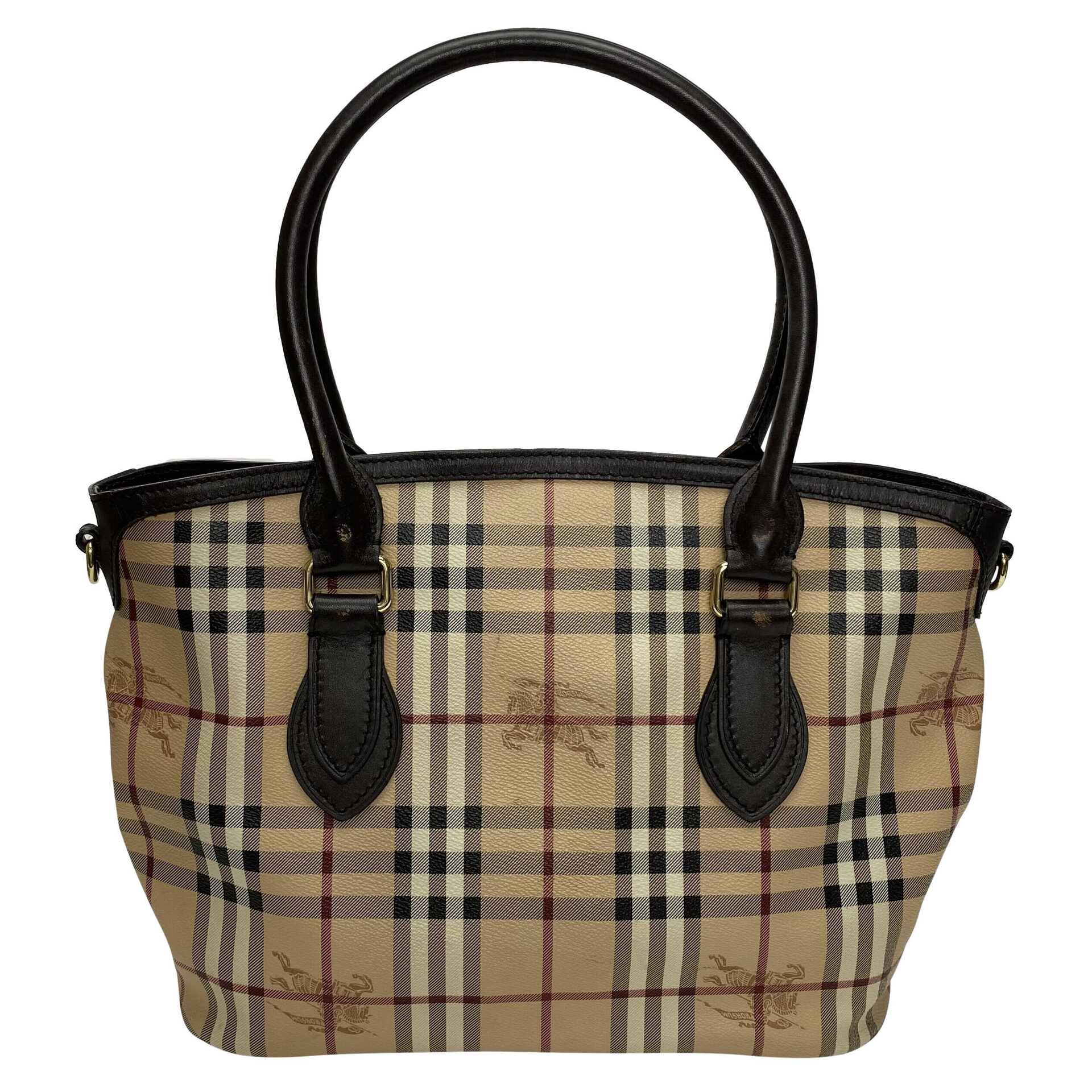 Bolsa Burberry Newfield Haymarket Check Tote