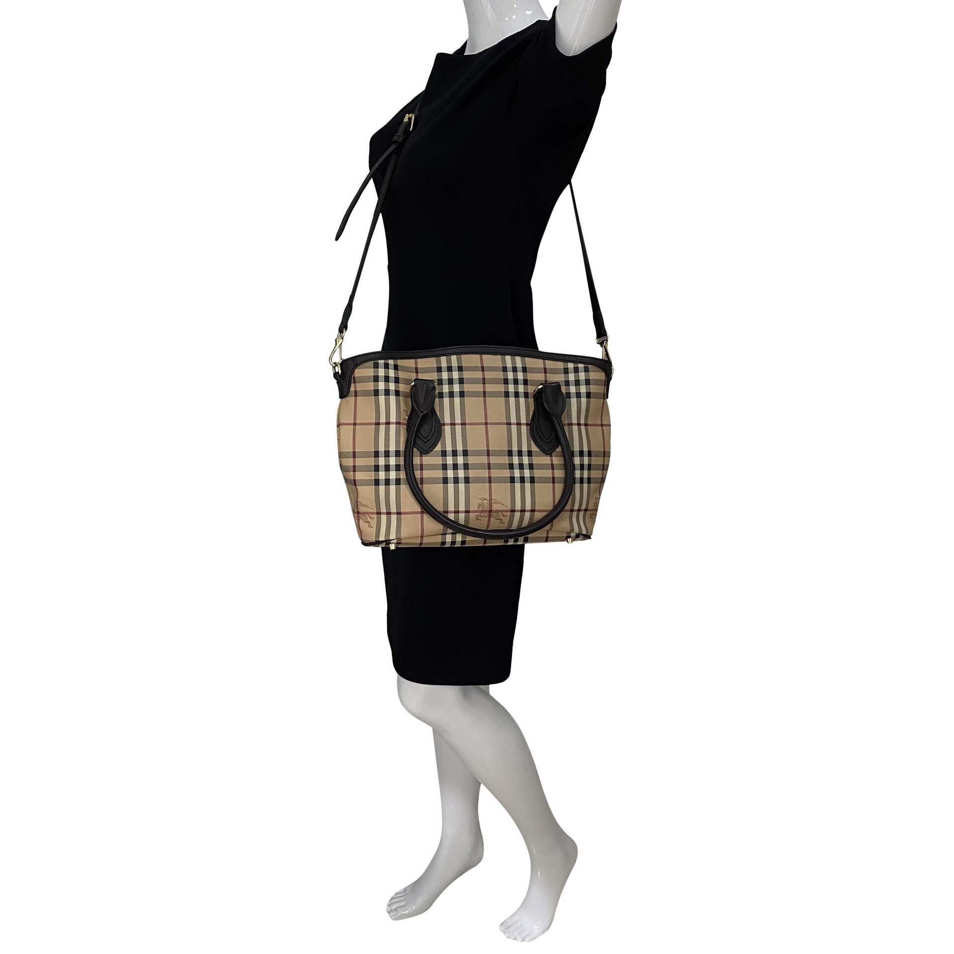 Bolsa Burberry Newfield Haymarket Check Tote