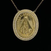 Colar Nossa Senhora Aparecida Ouro Amarelo