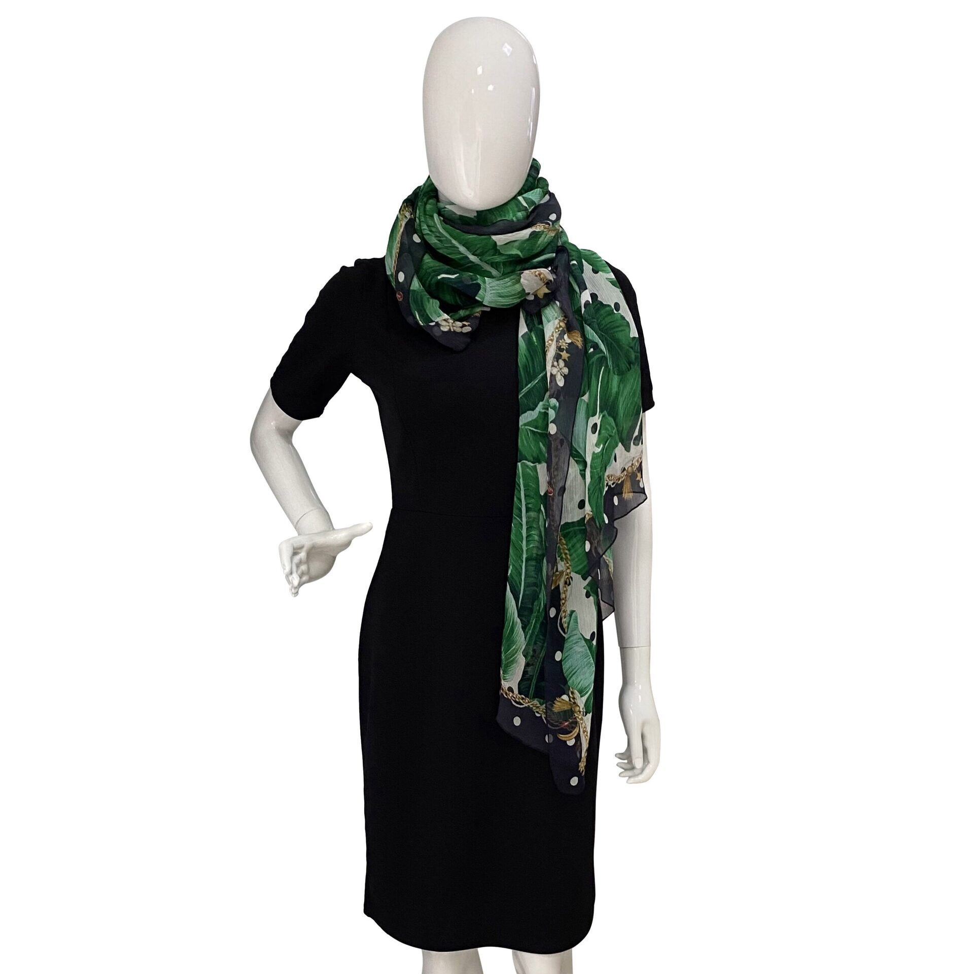 Lenço Dolce & Gabbana Banana Leaf Print