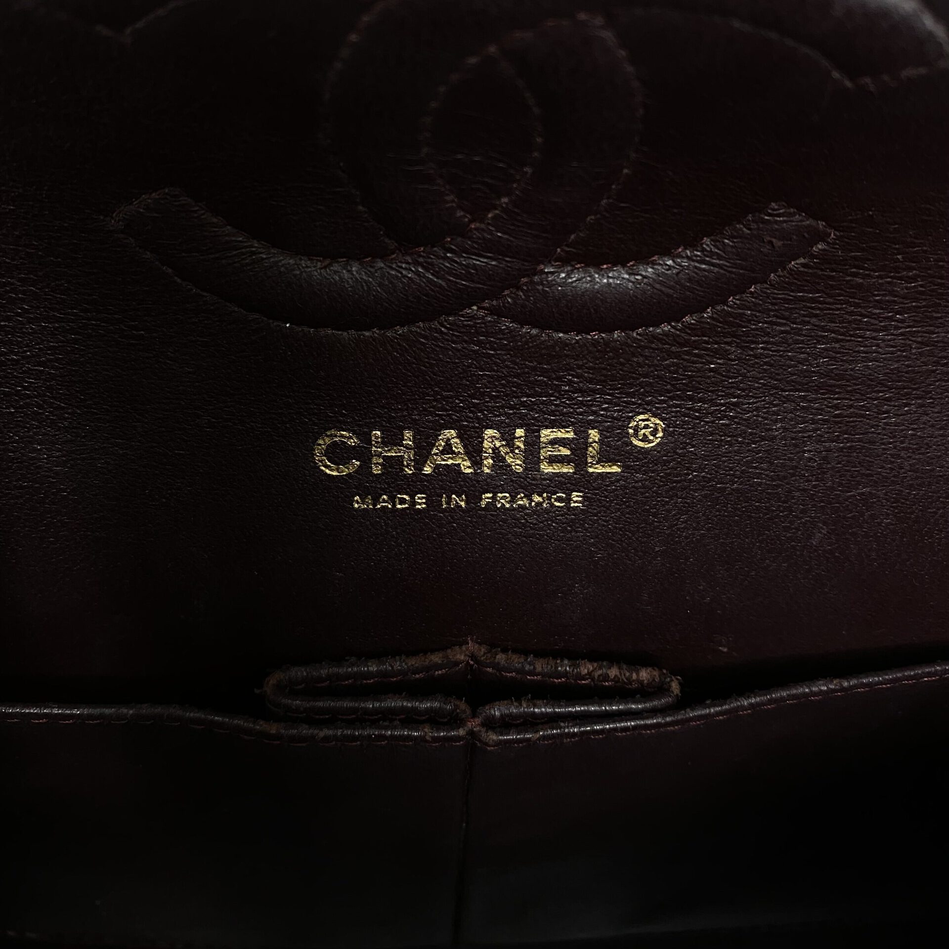 Bolsa Chanel Double Flap Caviar Média