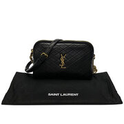 Bolsa Saint Laurent Gaby Transversal Preta