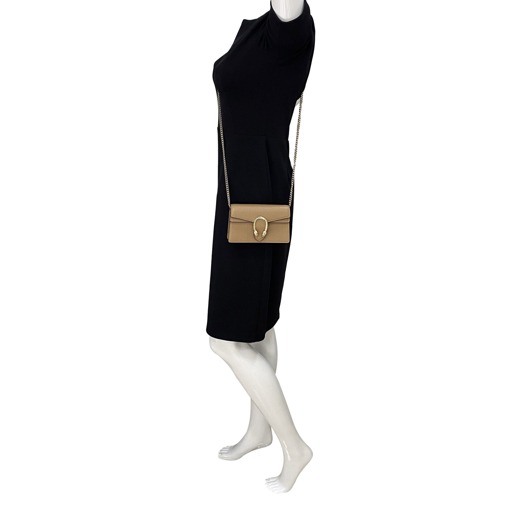 Bolsa Gucci Dionysus Super Mini Bege