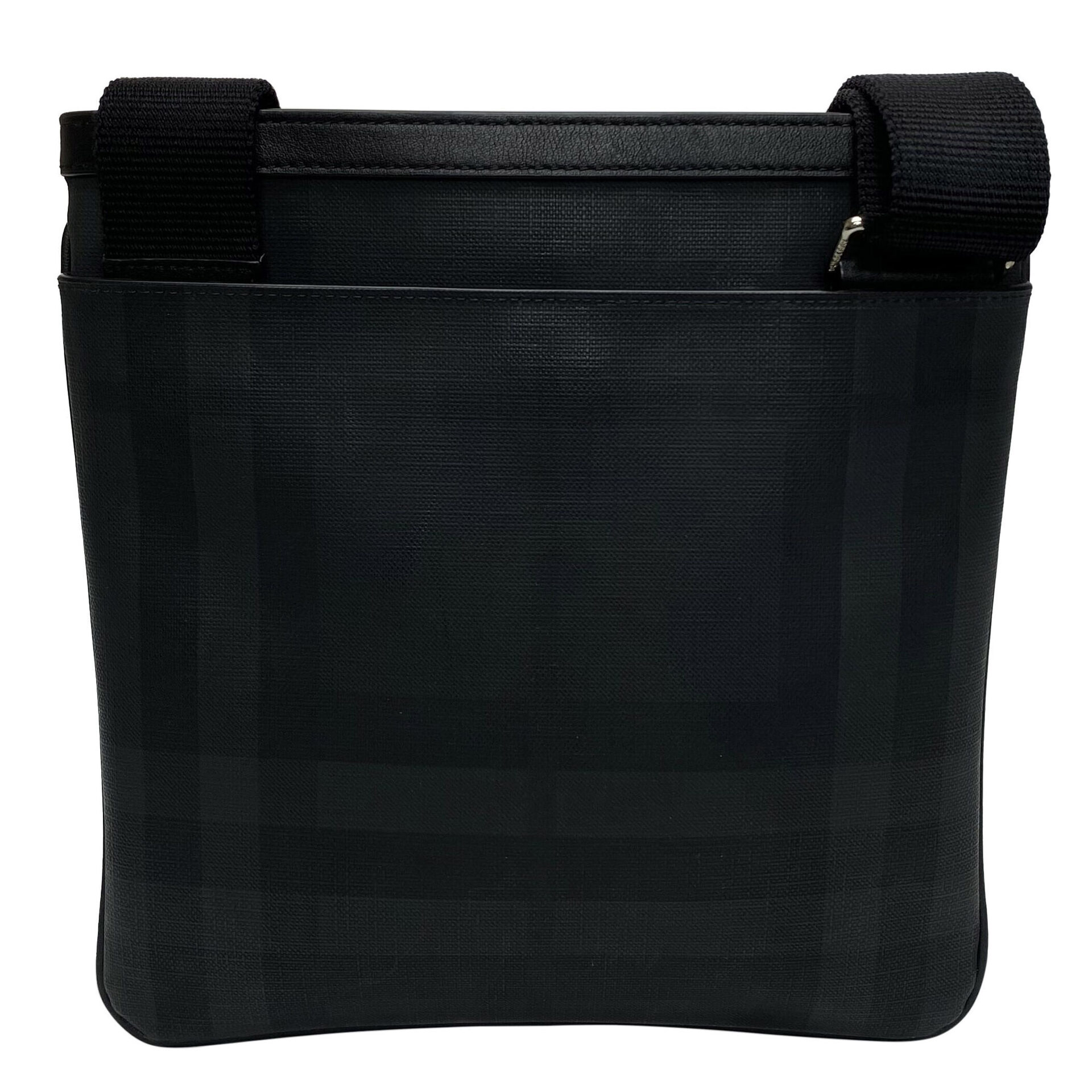 Bolsa Burberry Crossobody Xadrez Preta