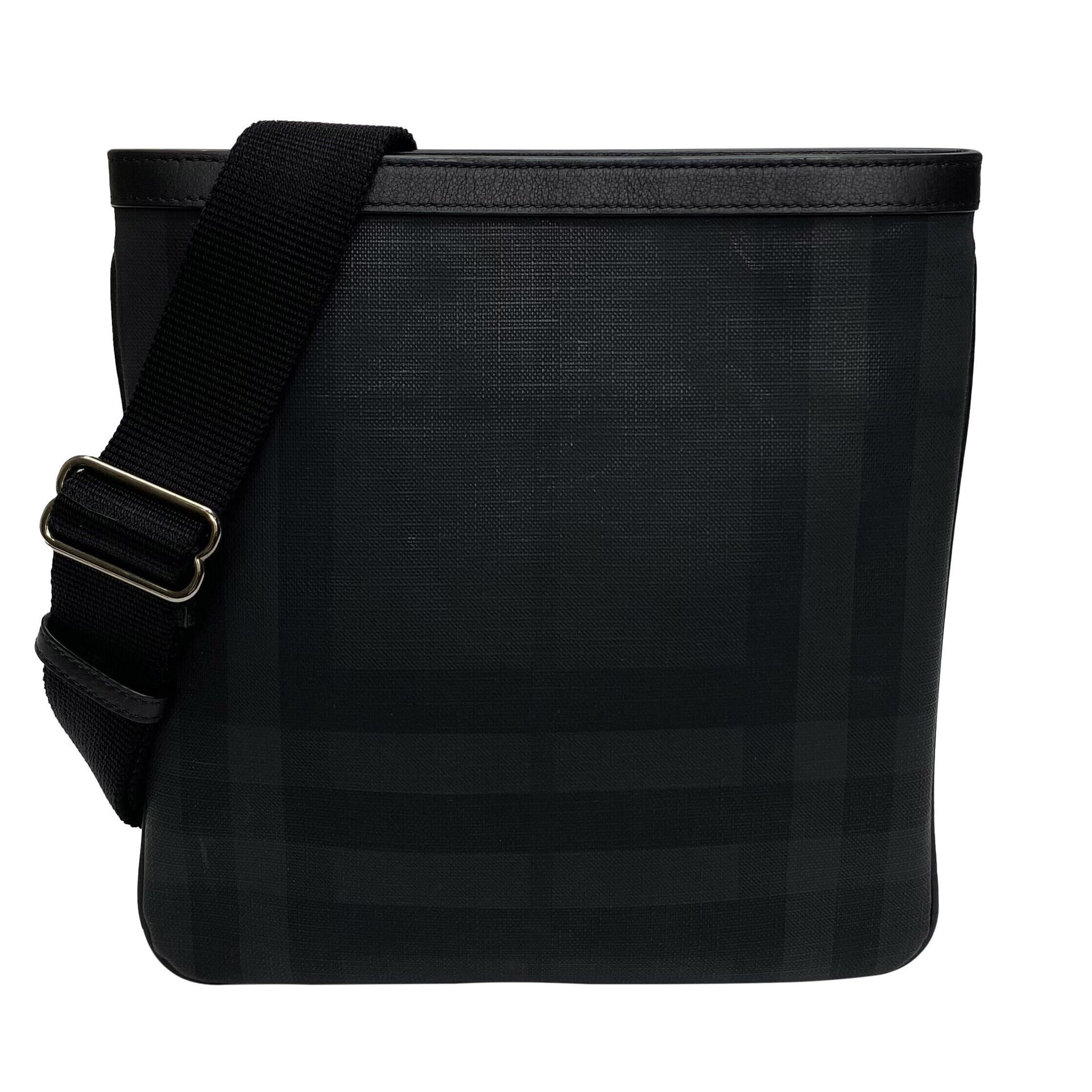 Bolsa Burberry Crossobody Xadrez Preta