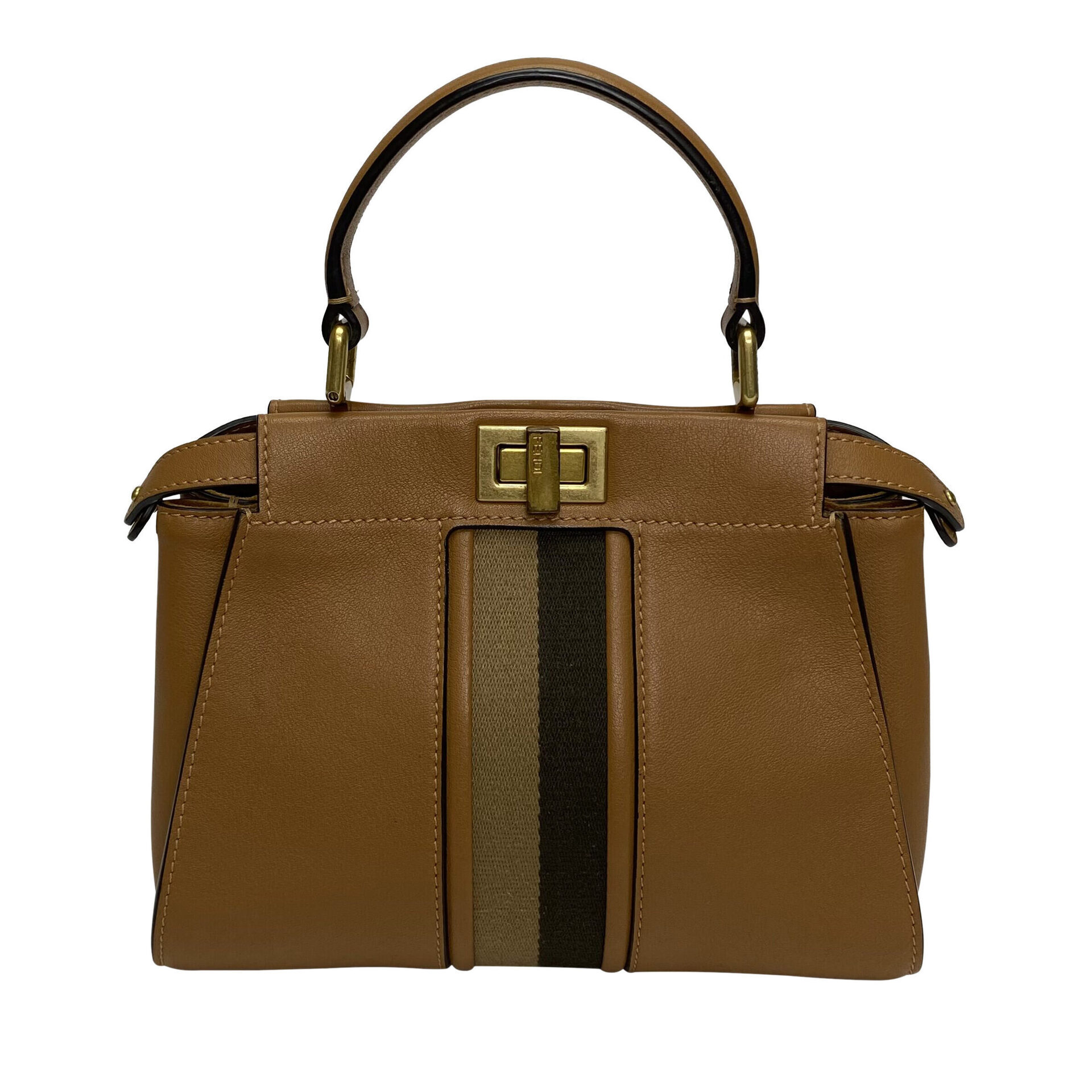 Bolsa Fendi Peekaboo Caramelo
