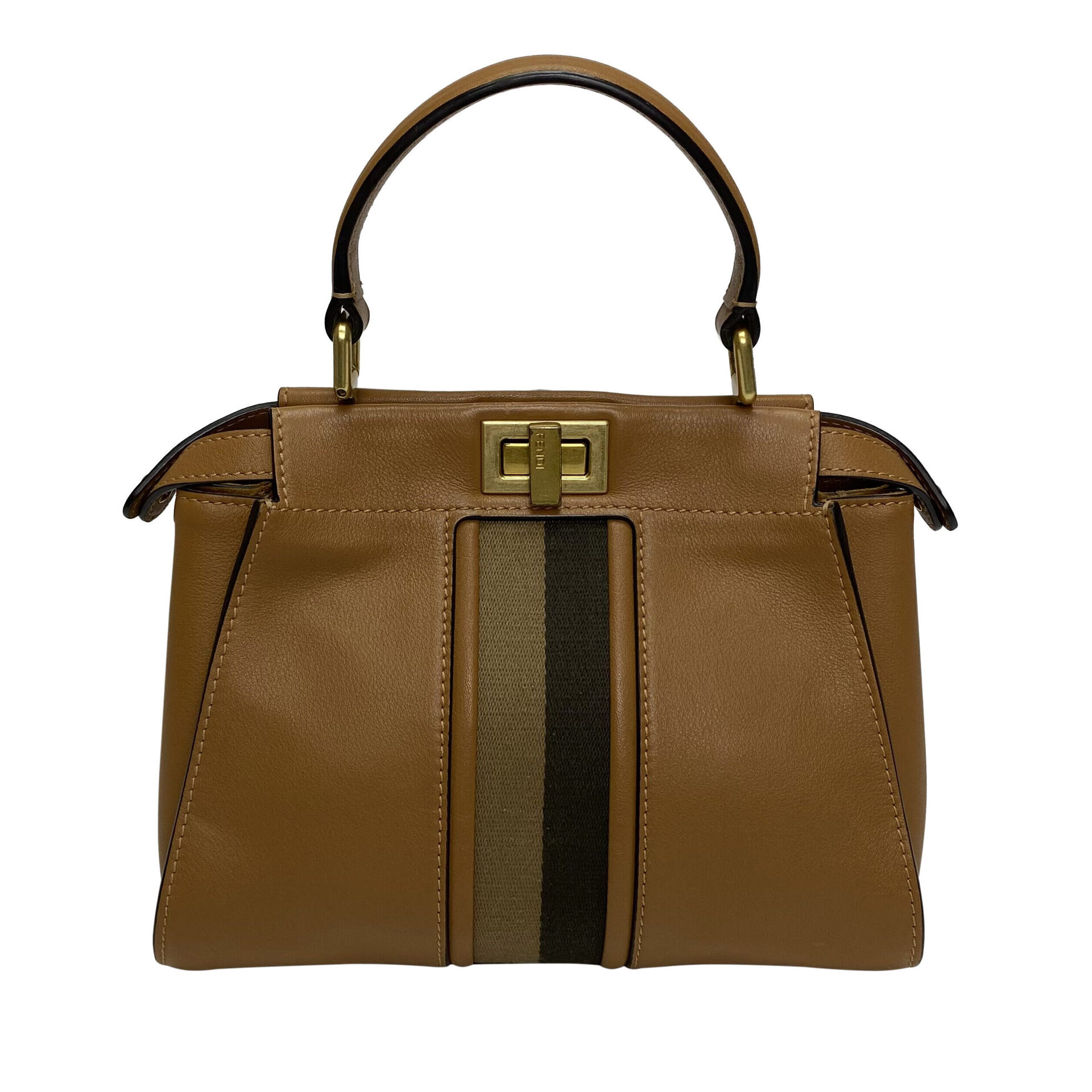 Bolsa Fendi Peekaboo Caramelo