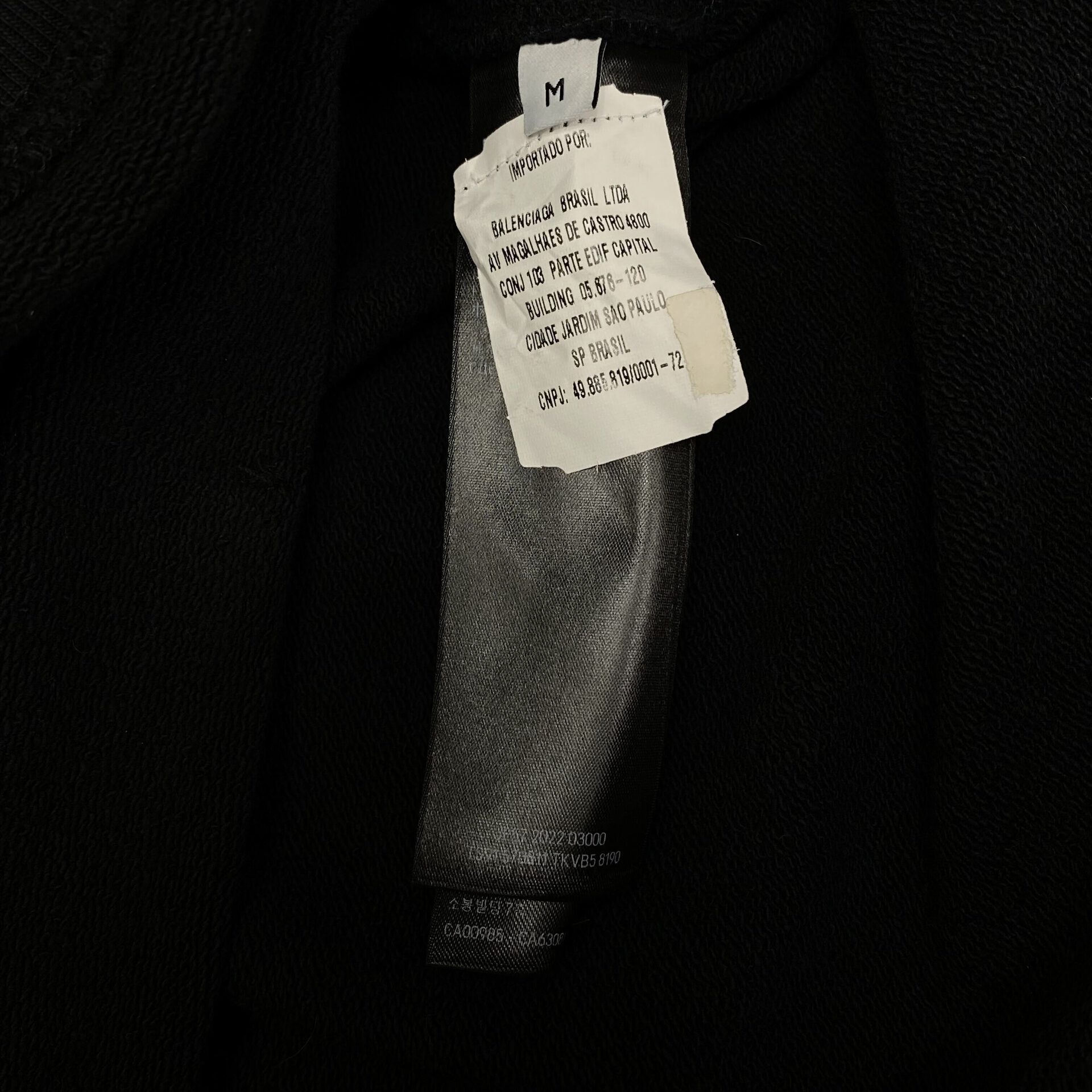 Moletom Balenciaga Preto