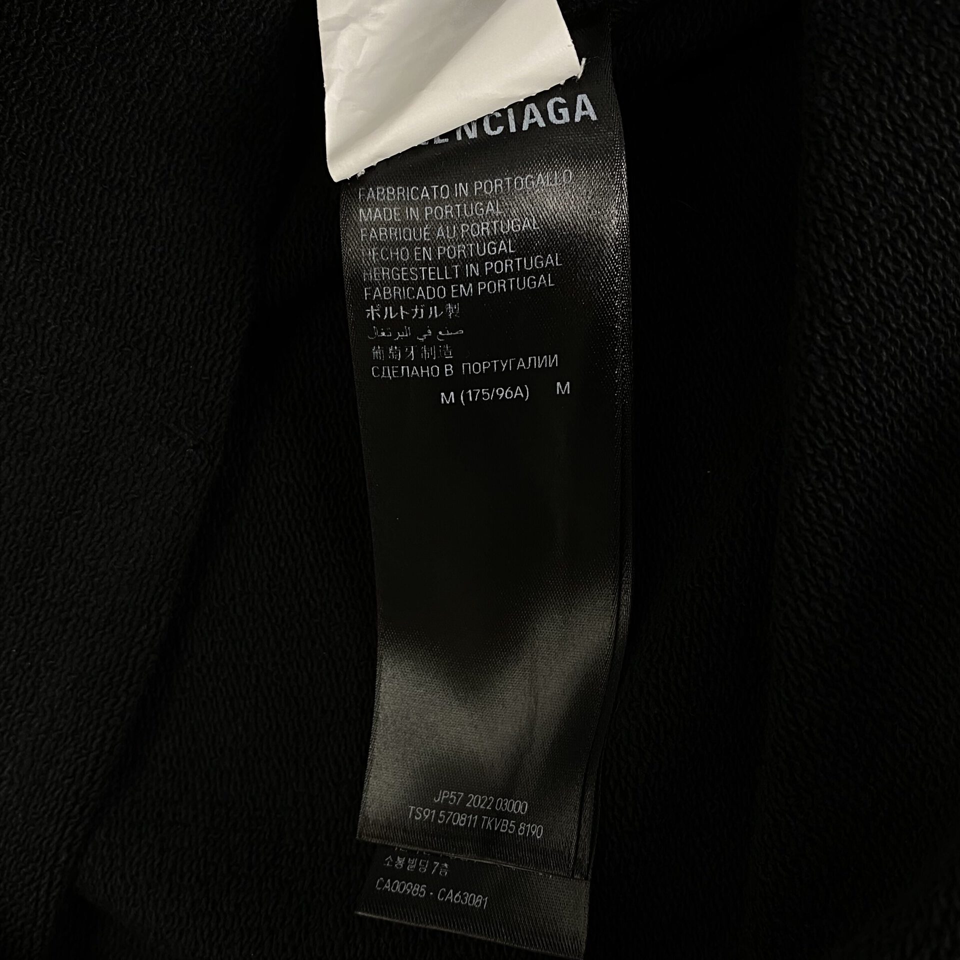 Moletom Balenciaga Preto