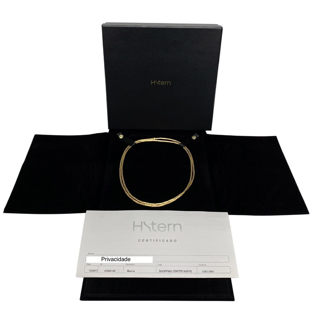 Colar HStern - Coleção Fluid Gold - Menor