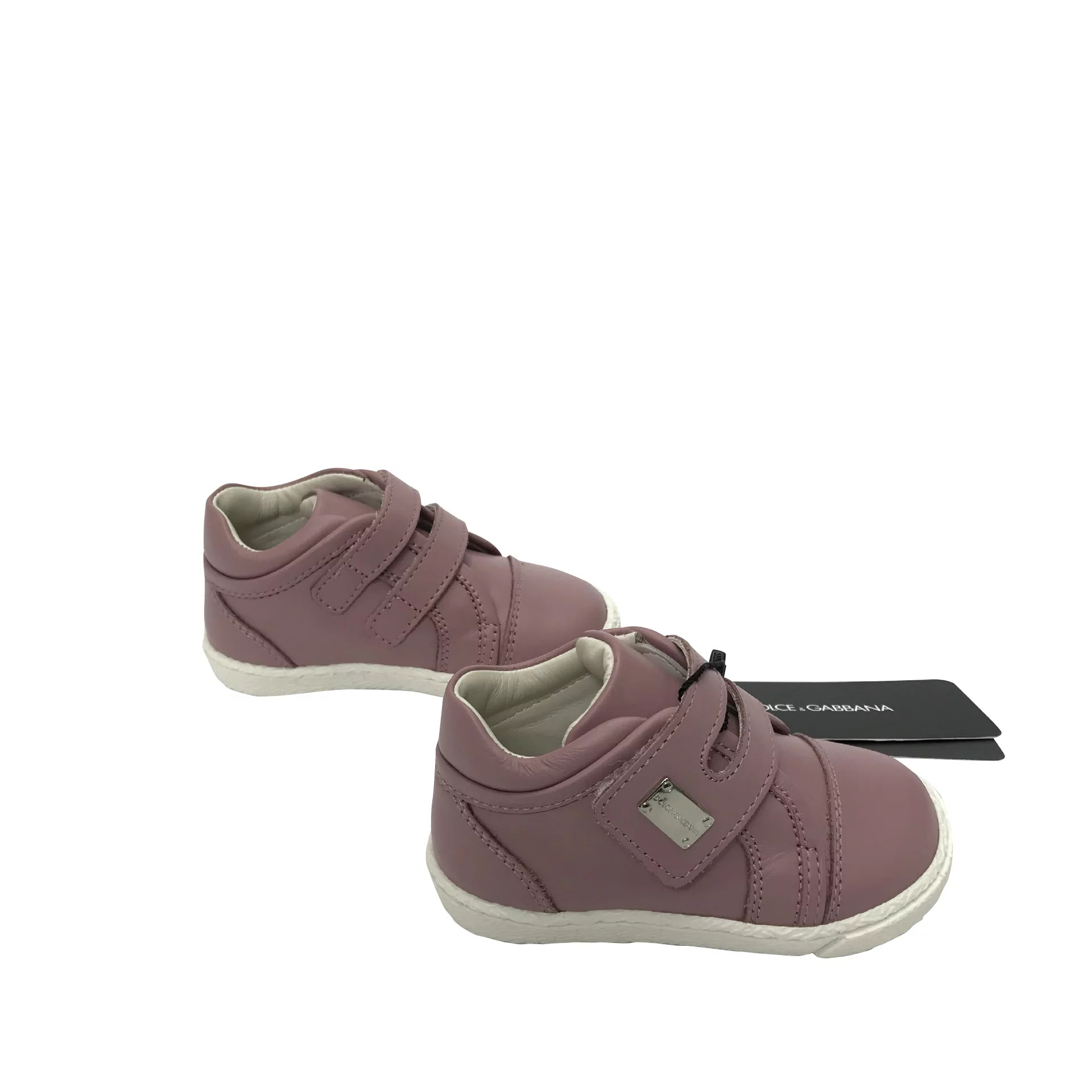 Tênis Infantil Dolce & Gabbana Couro Rosa