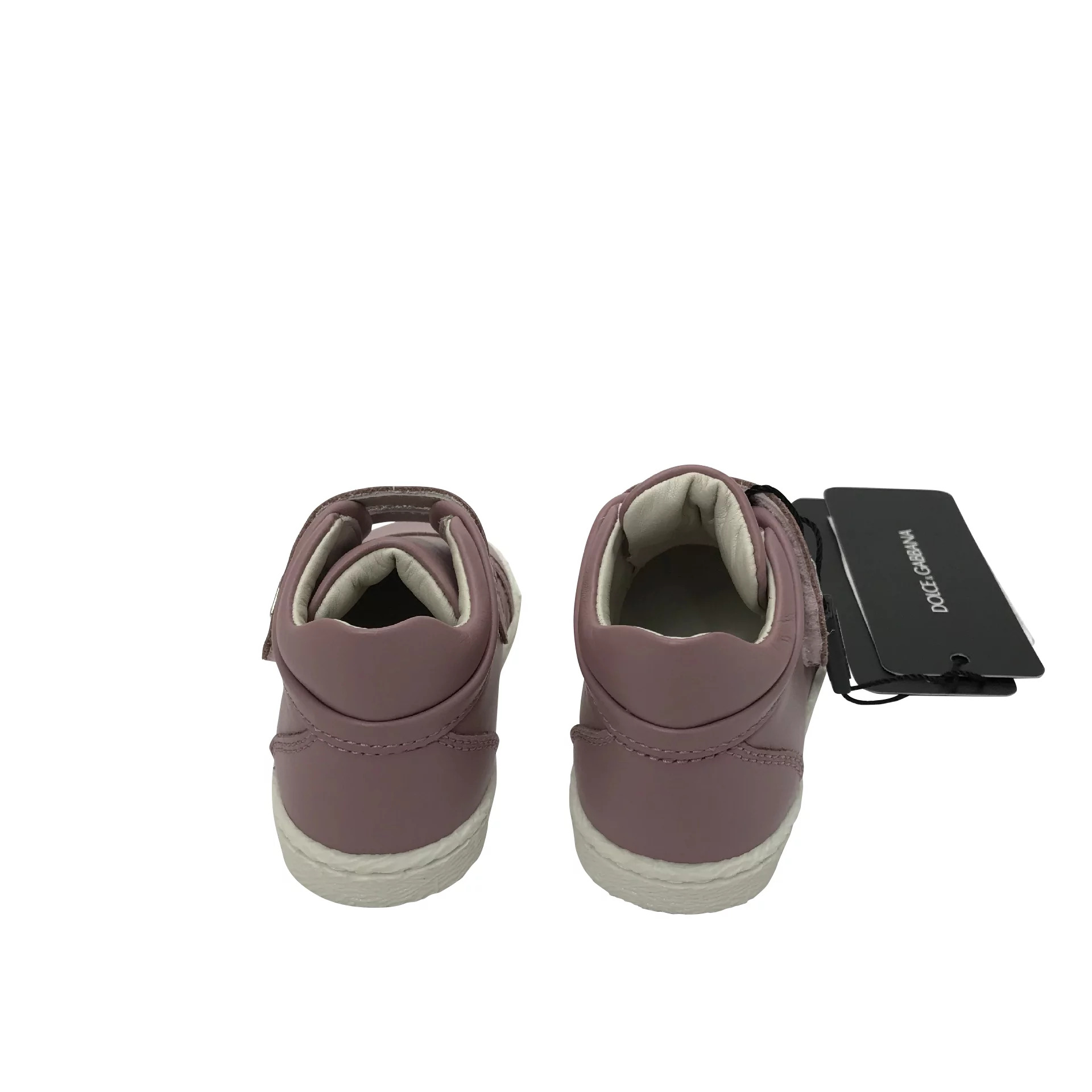 Tênis Infantil Dolce & Gabbana Couro Rosa