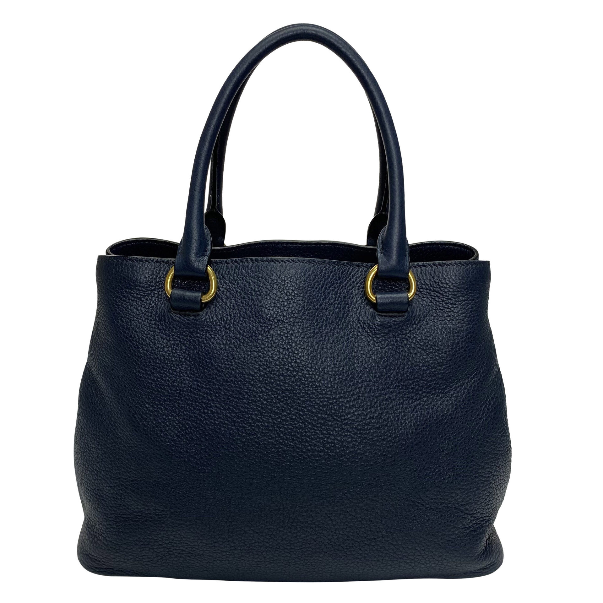 Bolsa Prada Couro Azul Marinho