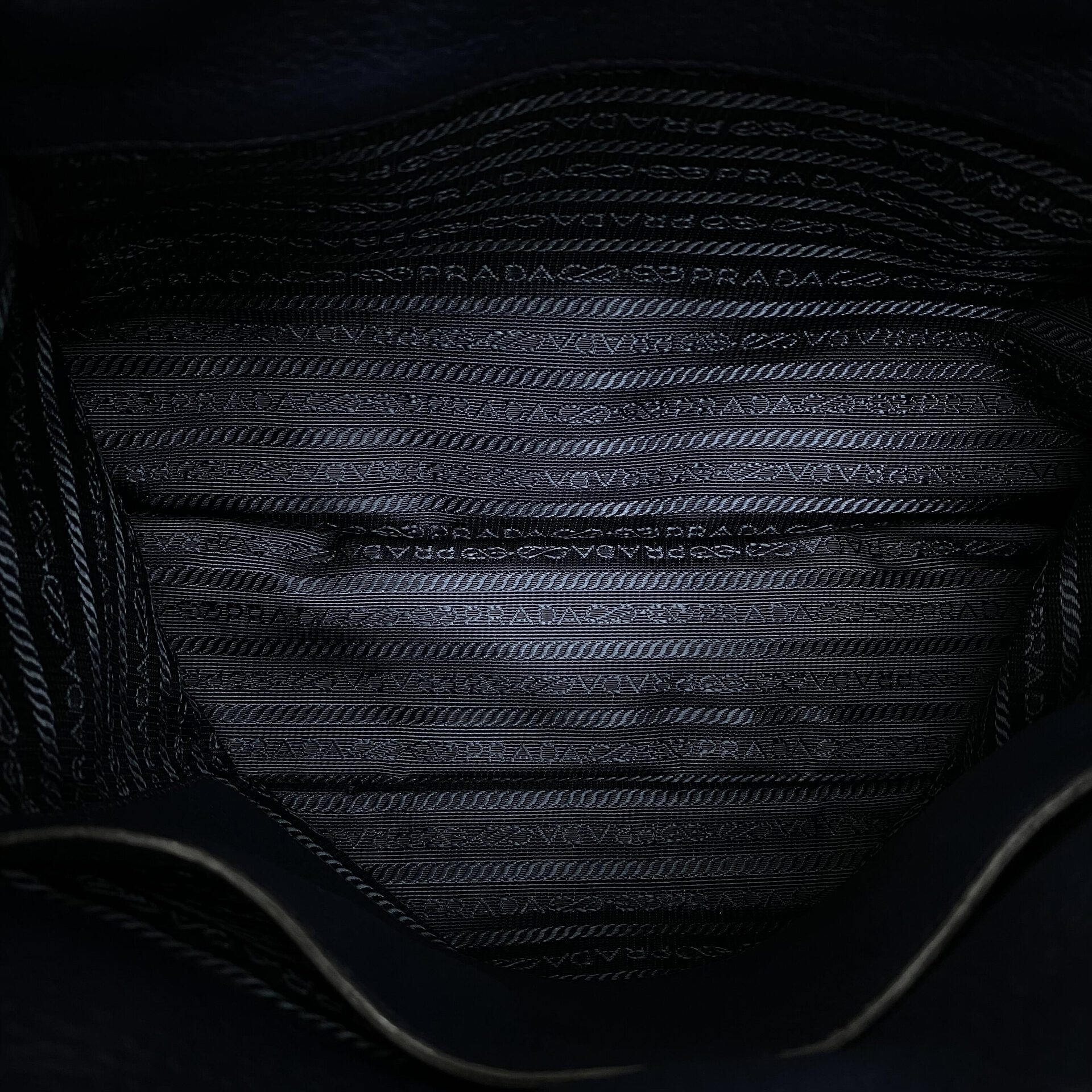 Bolsa Prada Couro Azul Marinho