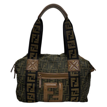 Bolsa Fendi Monograma Marrom