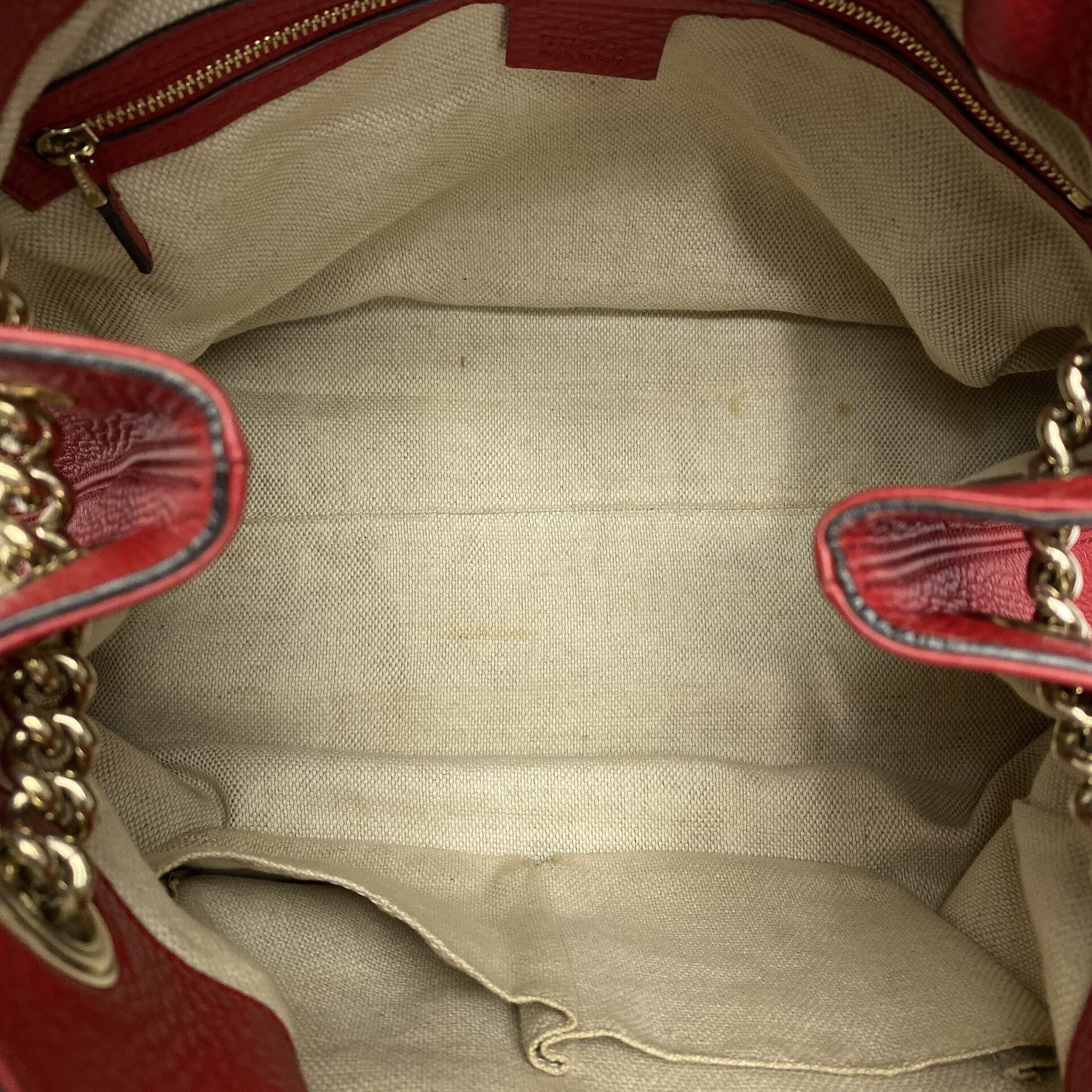 Bolsa Gucci Soho Vermelha