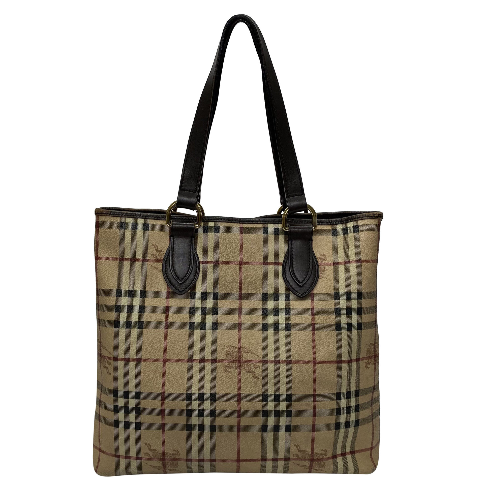 Bolsa Burberry Haymarket Check