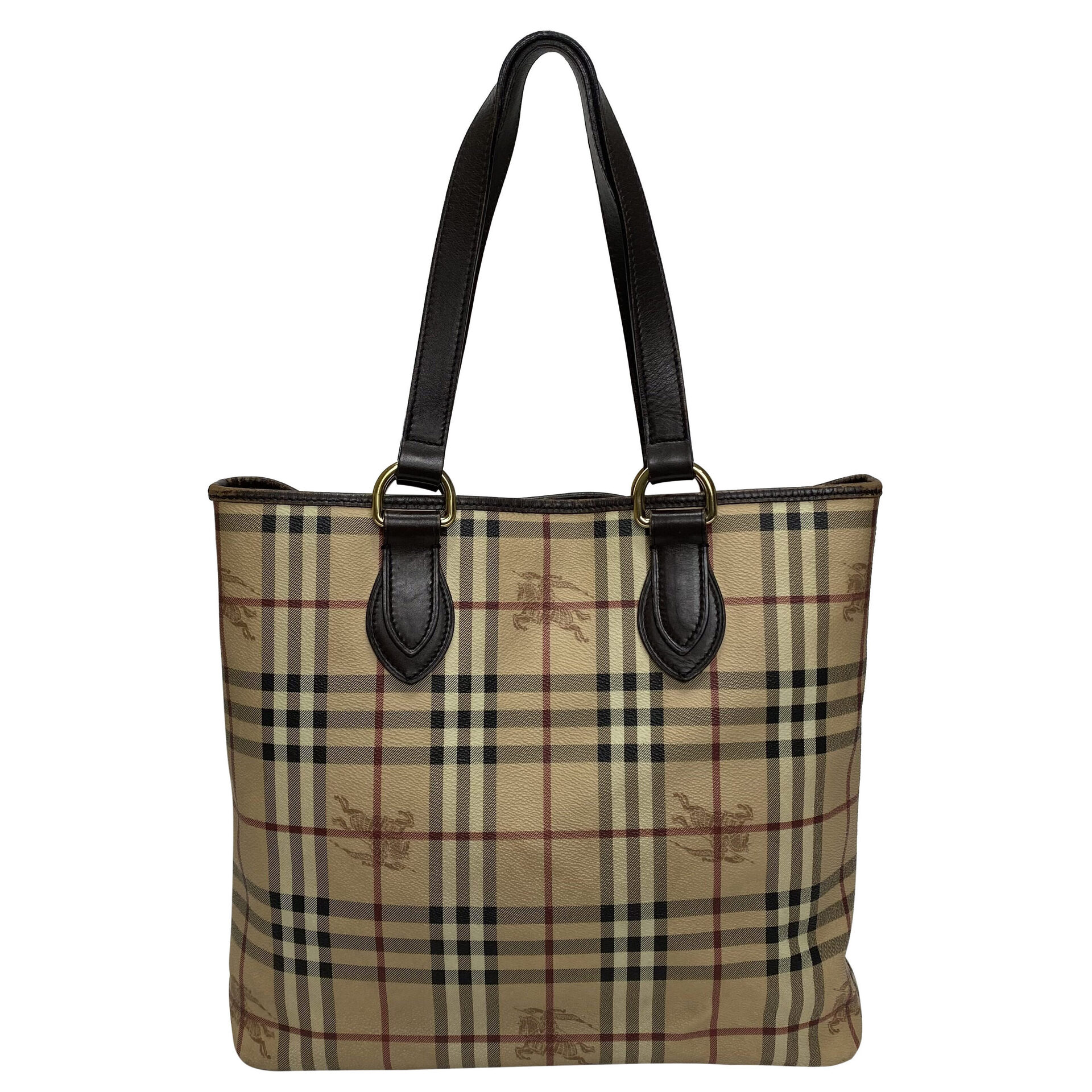 Bolsa Burberry Haymarket Check