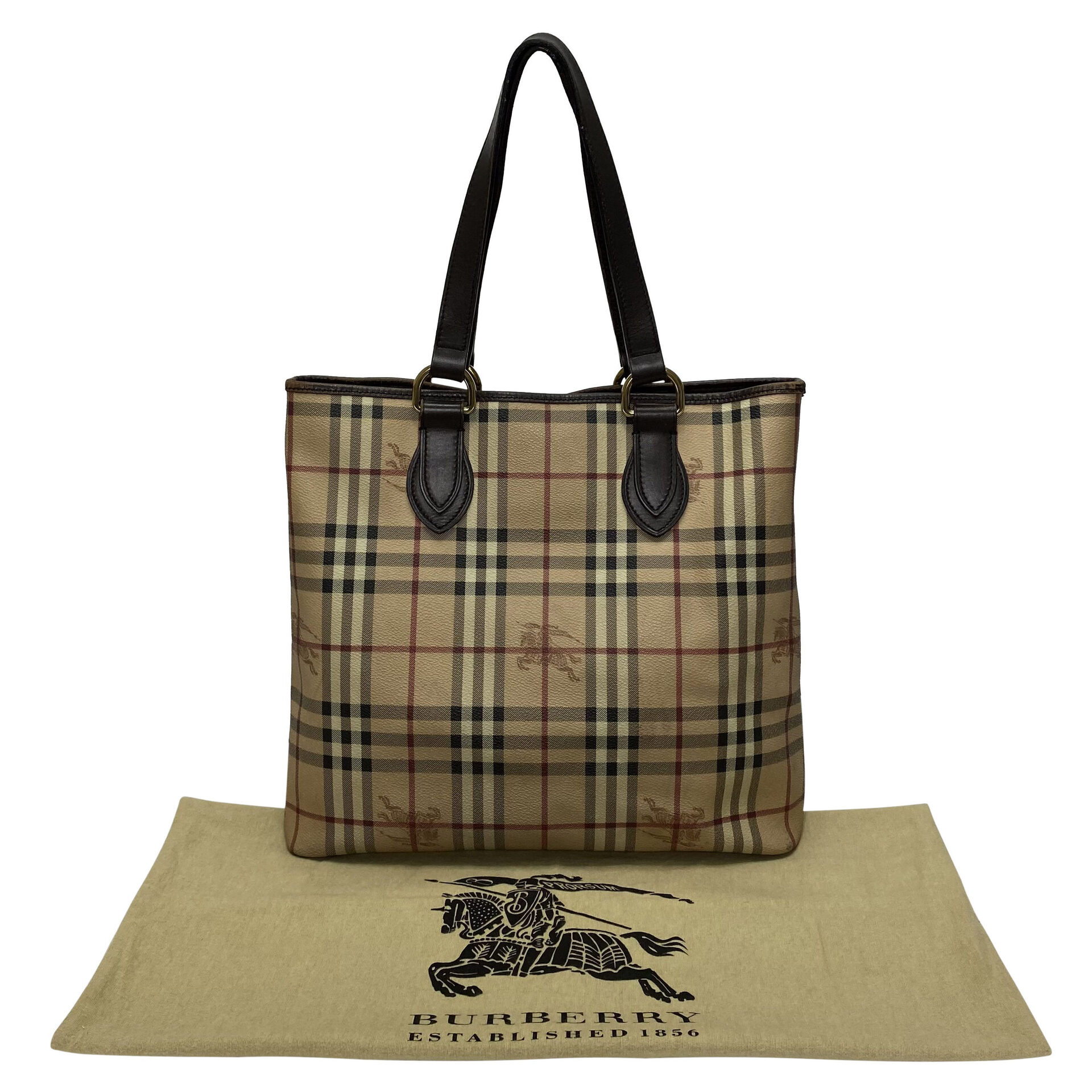 Bolsa Burberry Haymarket Check