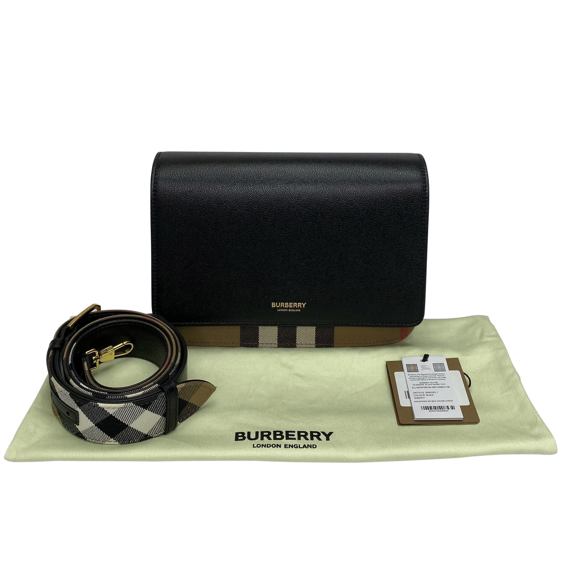 Bolsa Burberry Mackford House Check