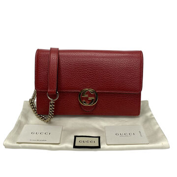 Bolsa Gucci Interlocking Vermelha