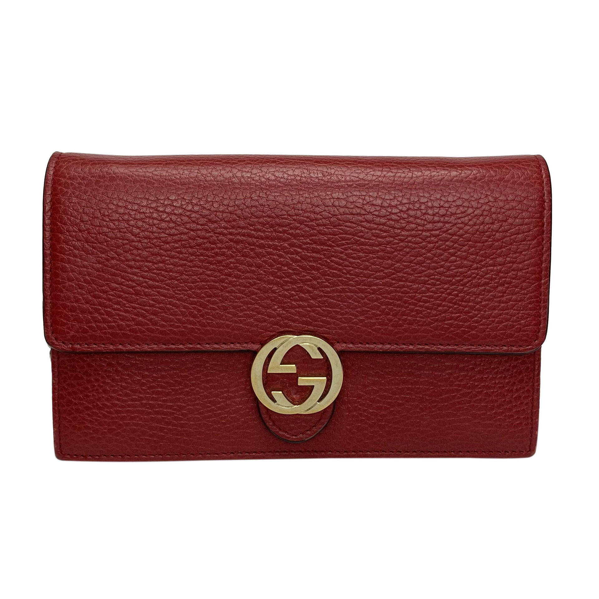 Bolsa Gucci Interlocking Vermelha