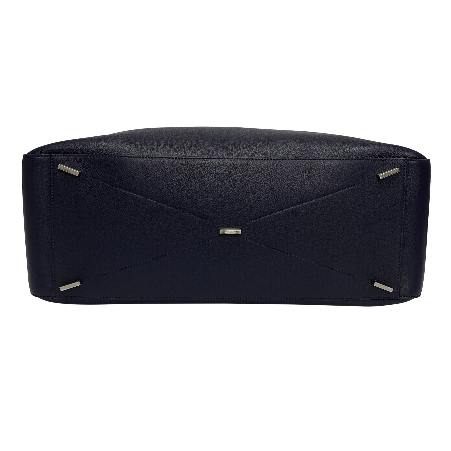 Bolsa Salvatore Ferragamo Tote Azul Marinho