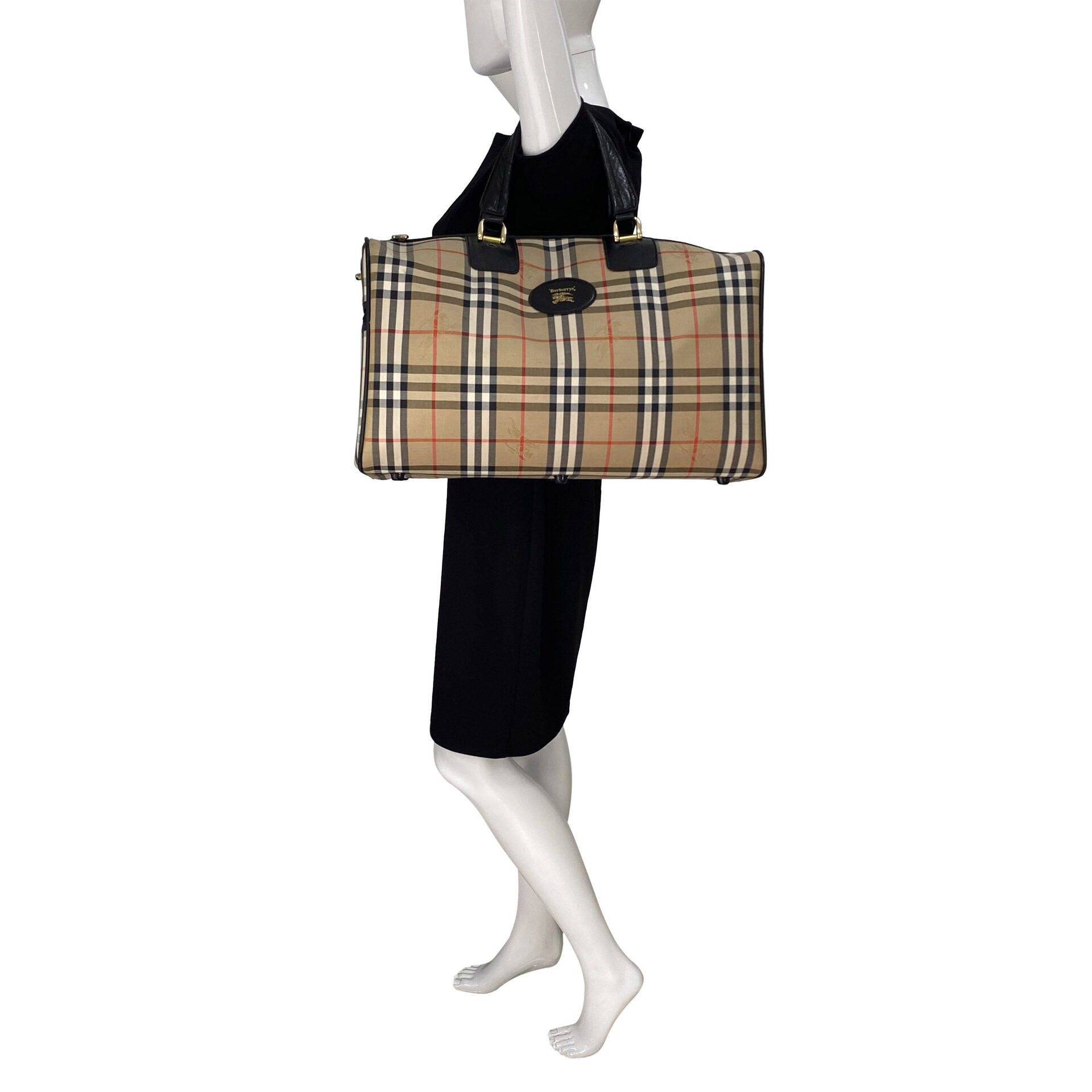 Mala Burberry Vintage Check Boston