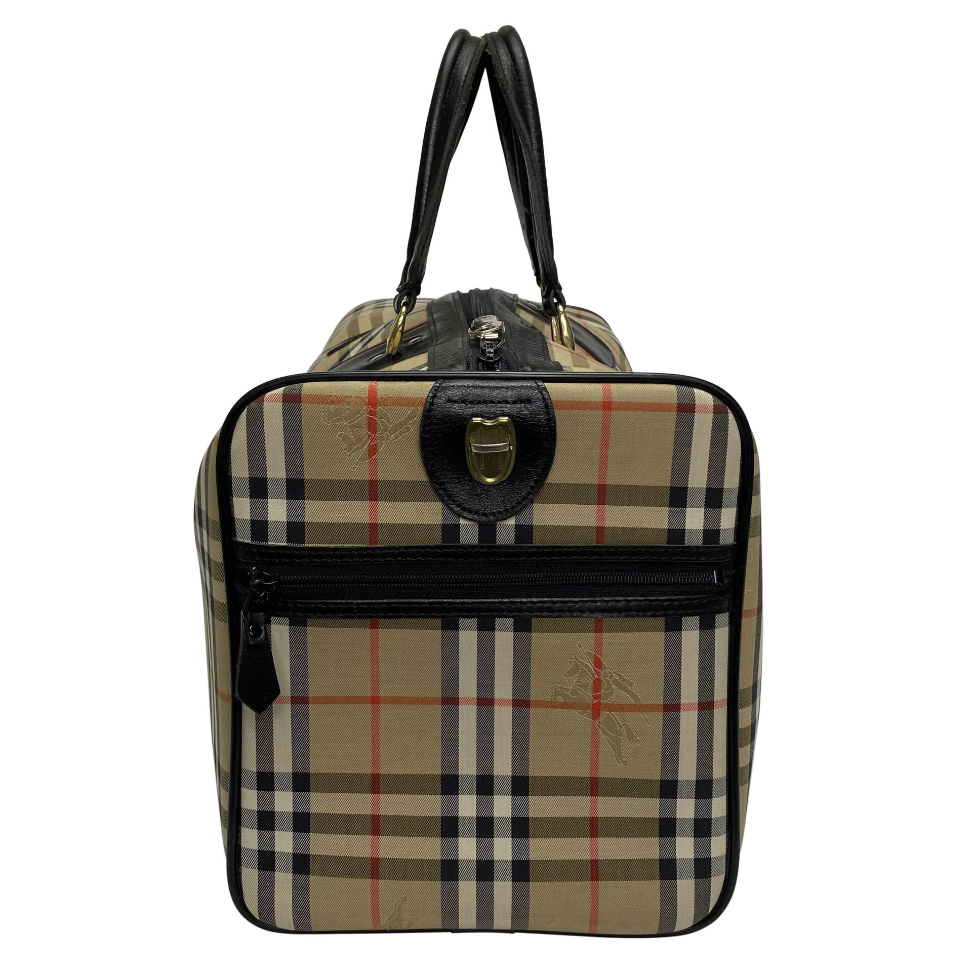 Mala Burberry Vintage Check Boston