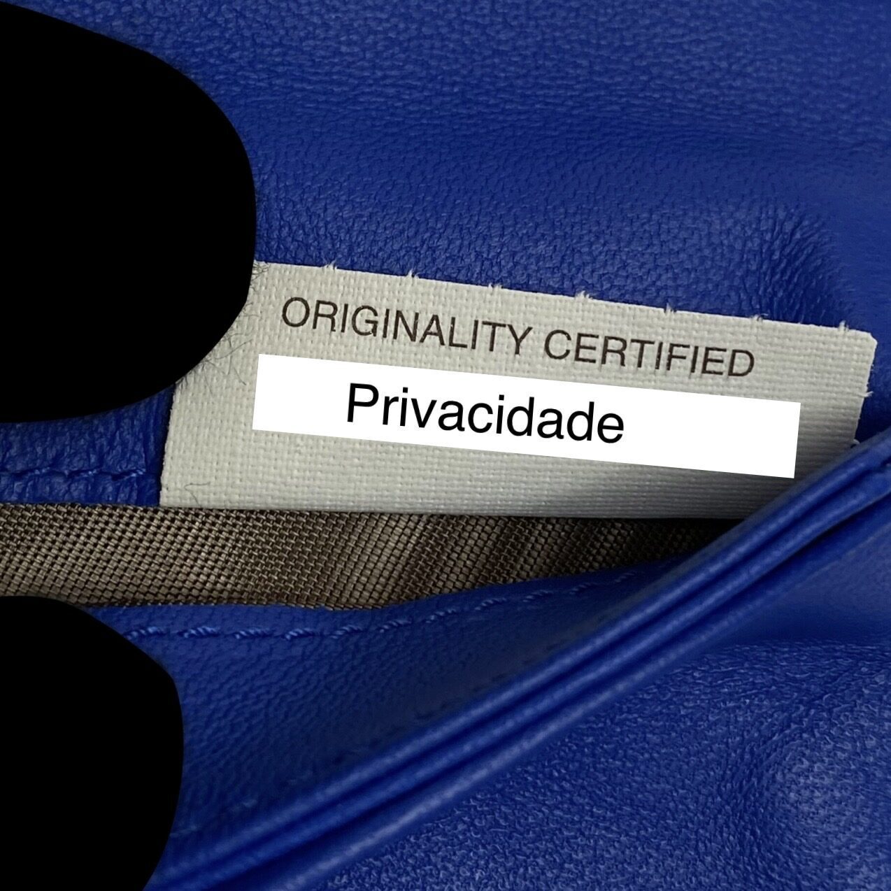 Carteira Bottega Veneta Intrecciato Azul