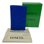 Carteira Bottega Veneta Intrecciato Azul