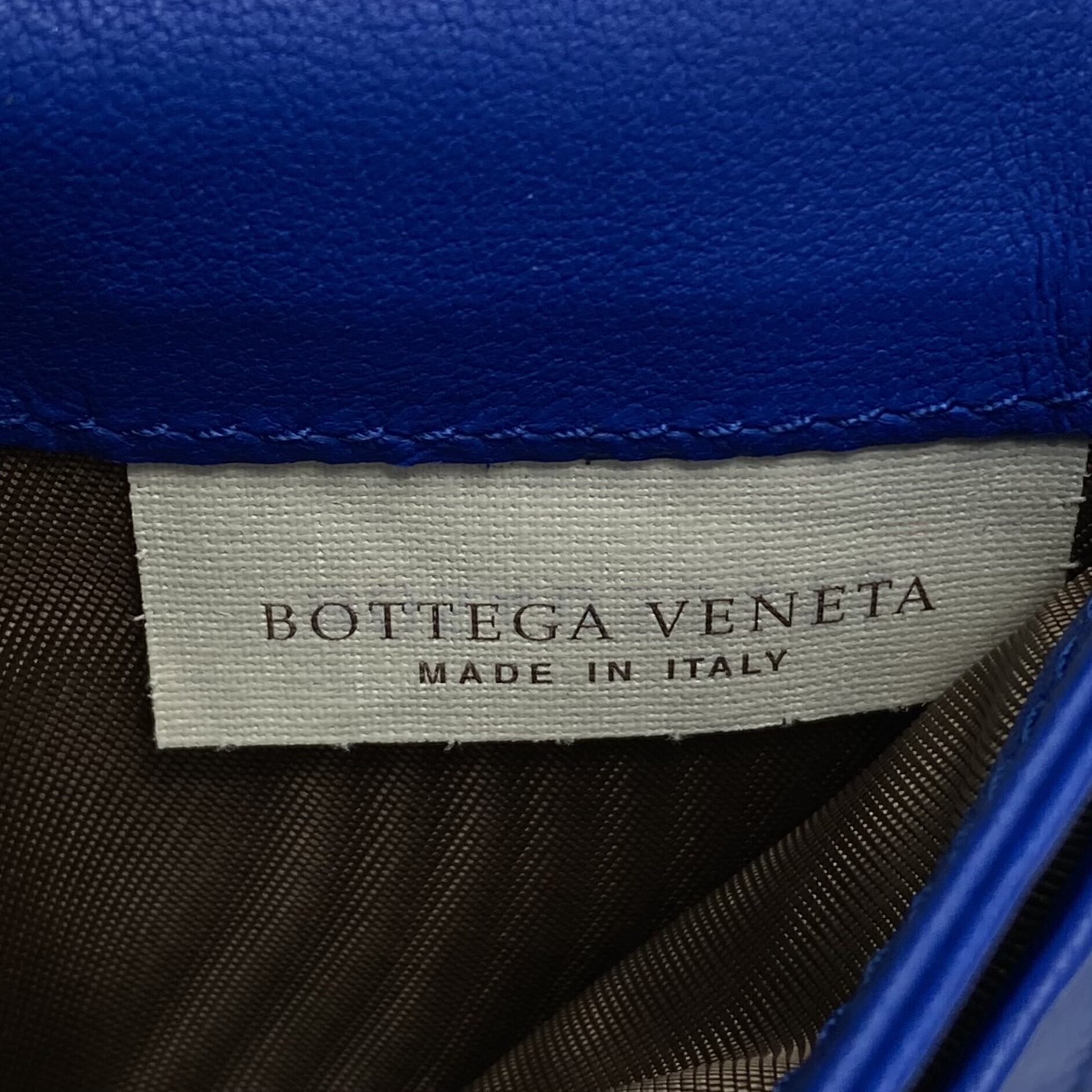 Carteira Bottega Veneta Intrecciato Azul