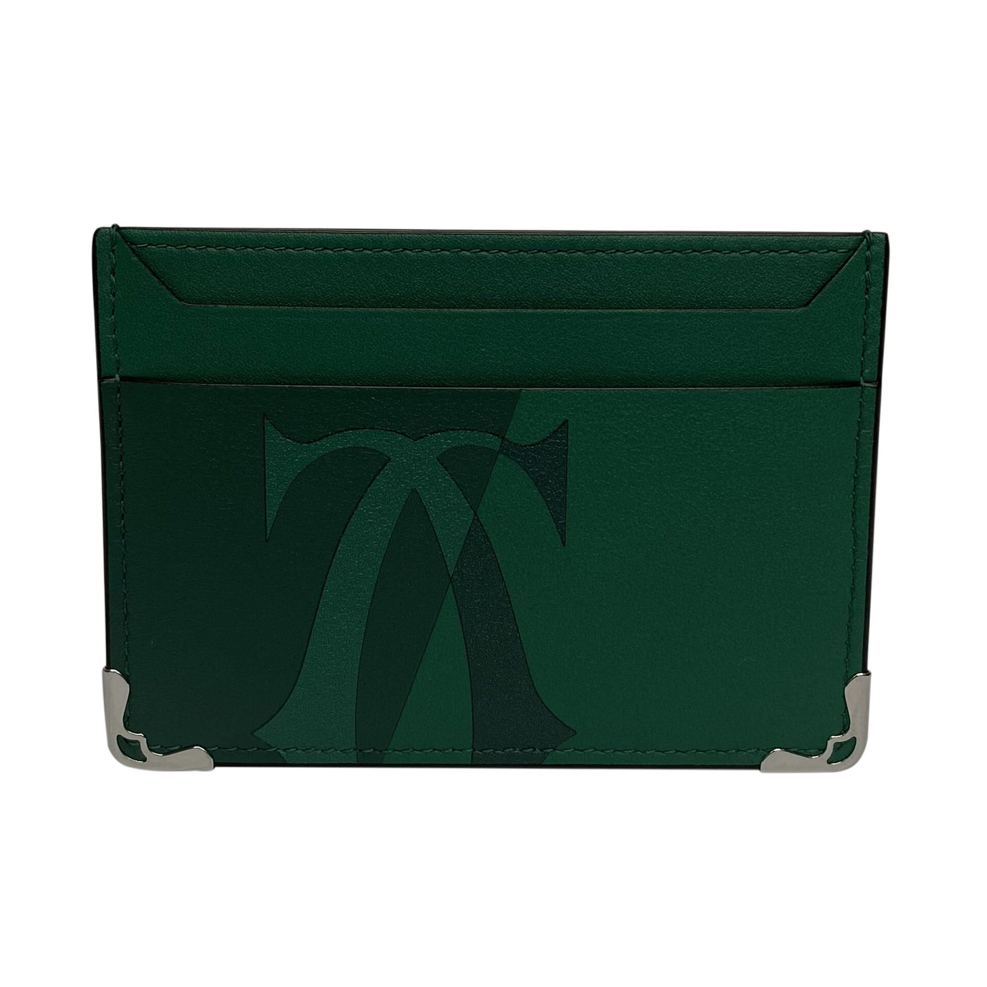 Porta-Cartões Cartier Verde