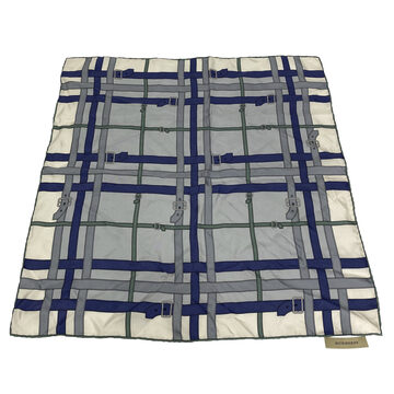 Lenço Burberry Estampado Azul