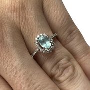 Anel Turmalina Paraíba - 0.68 ct.