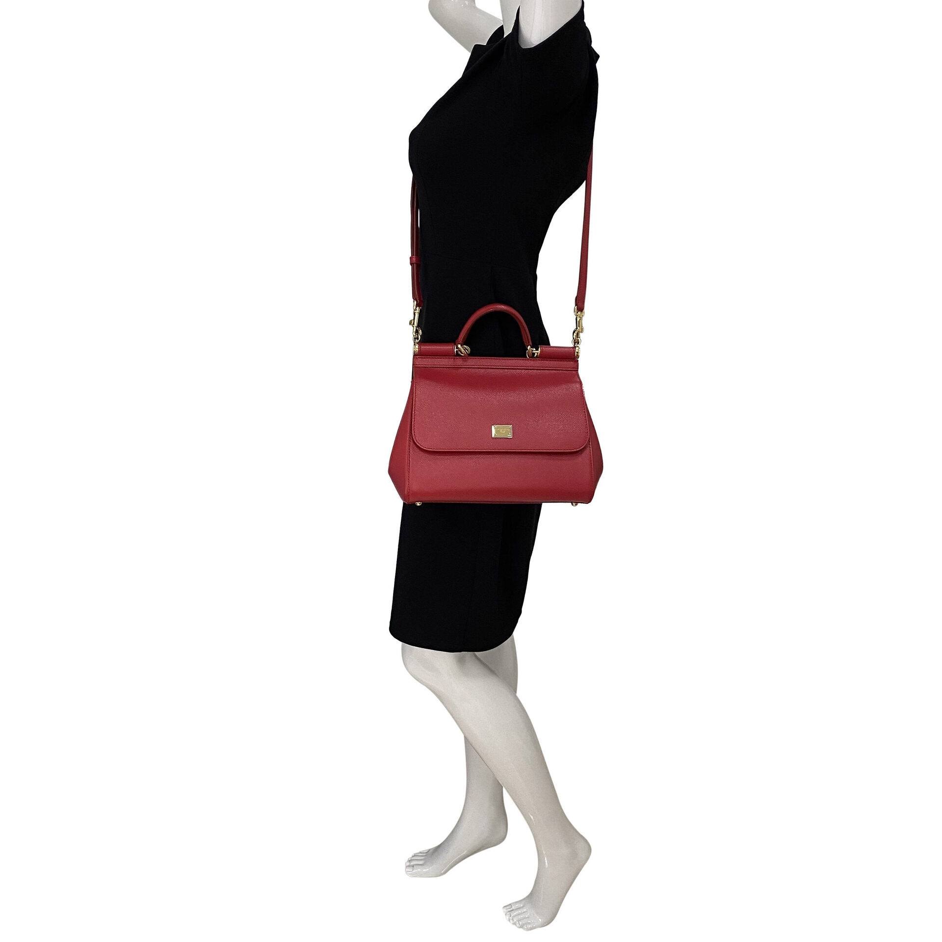 Bolsa Dolce & Gabbana Sicily Vermelha